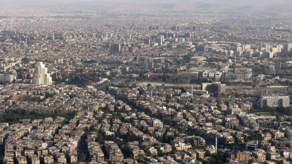 img 2483 Aerial view of damascus syria