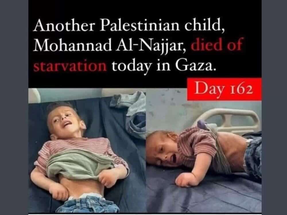 img 4595 edited 1 Child died of starvation in gaza