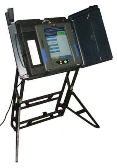 Electronic voting machine. Trump’s primetime speech