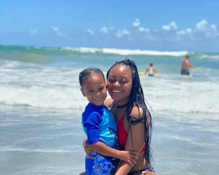 amber facebook 3 e1727882799230 Biden executive order. Amber thurman and her son at the beach.
