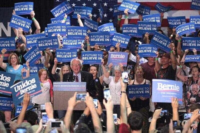 A medicare for all bernie sanders rally