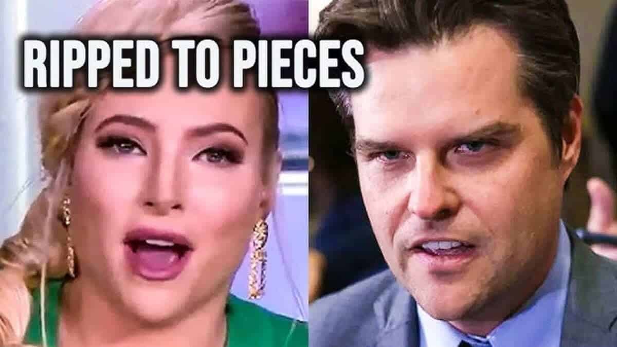 Meghan mccain and matt gaetz