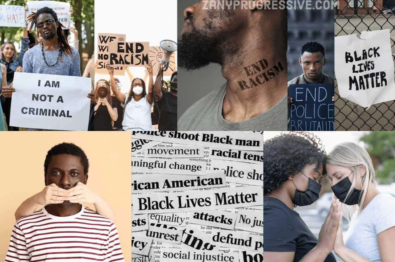 blm collage Black lives matter image collage by zany progressive