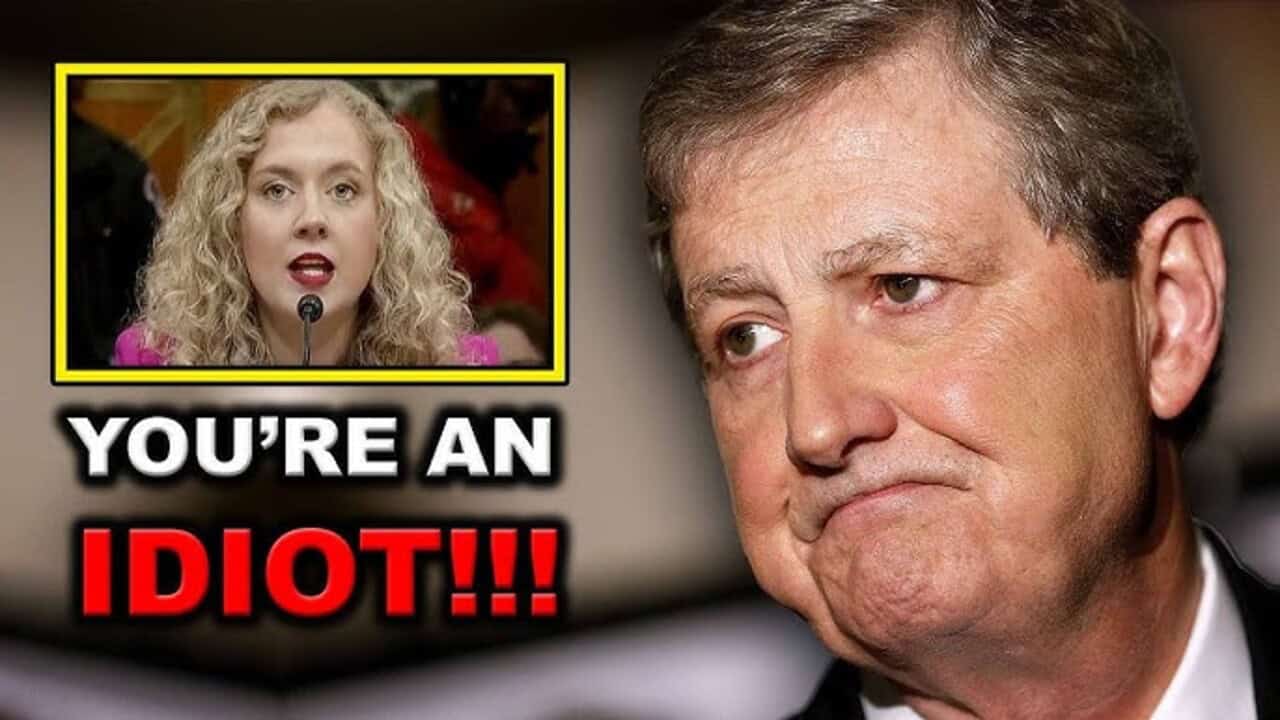 Senator john kennedy and a female witness