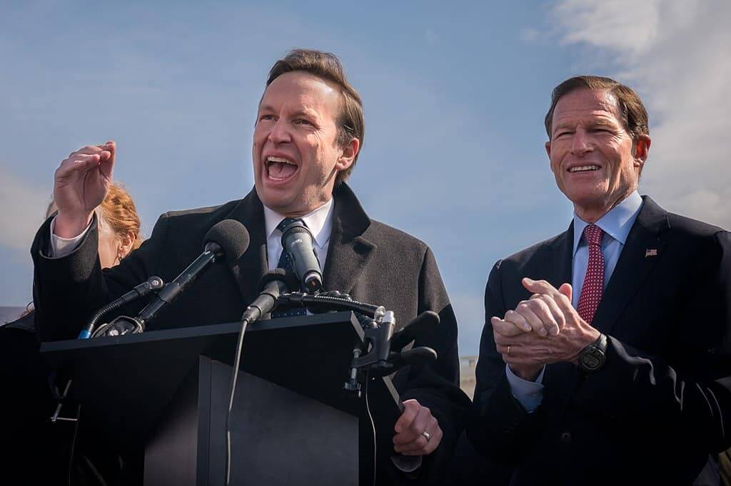 senator chris murphy Senator chris murphy speaks in front of the capitol