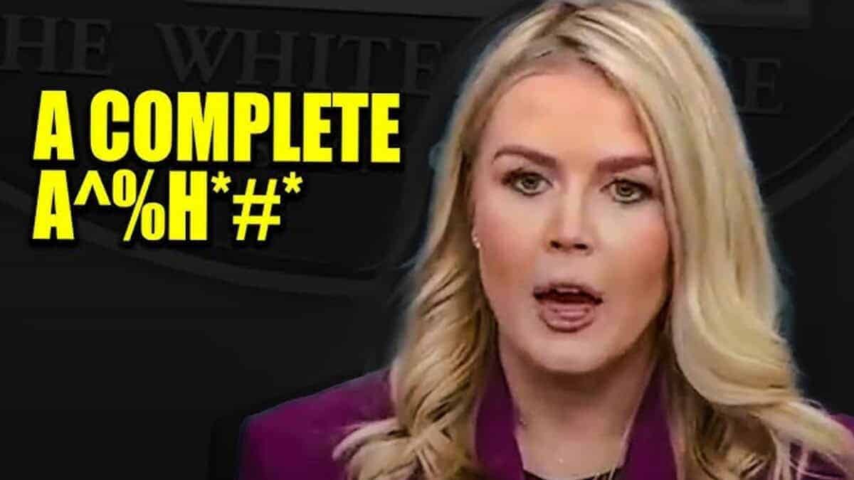 The press secretary for president trump