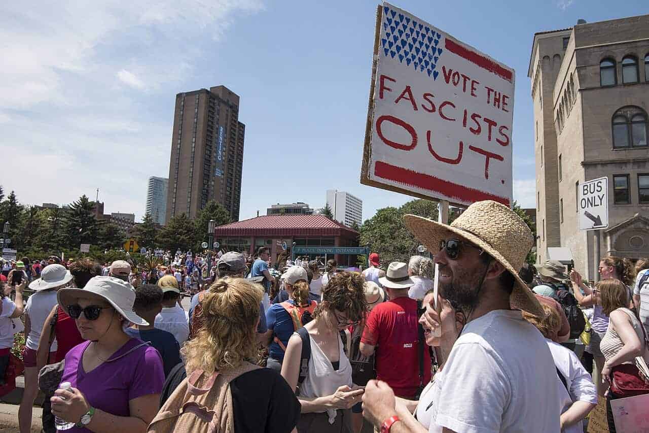 vote fascists out Protests against zero tolerance immigration policies during trump’s first term.