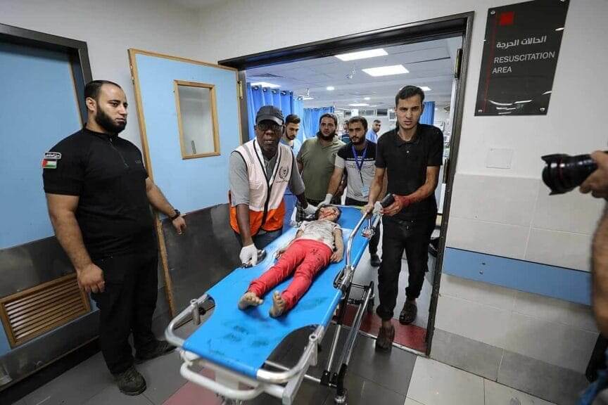 child wounded israeli airstrike Wounded girl at al-shifa hospital in gaza. Section 224 of the defense authorization act.