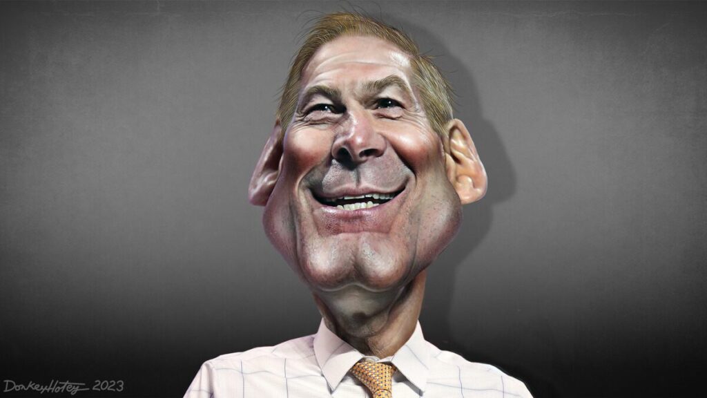 caricature jim jordan Caricature of fep. Jim jordan