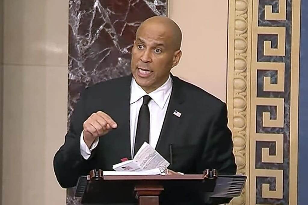 cory booker speech Cory booker’s senate speech cory booker giving a 25-hour senate speech