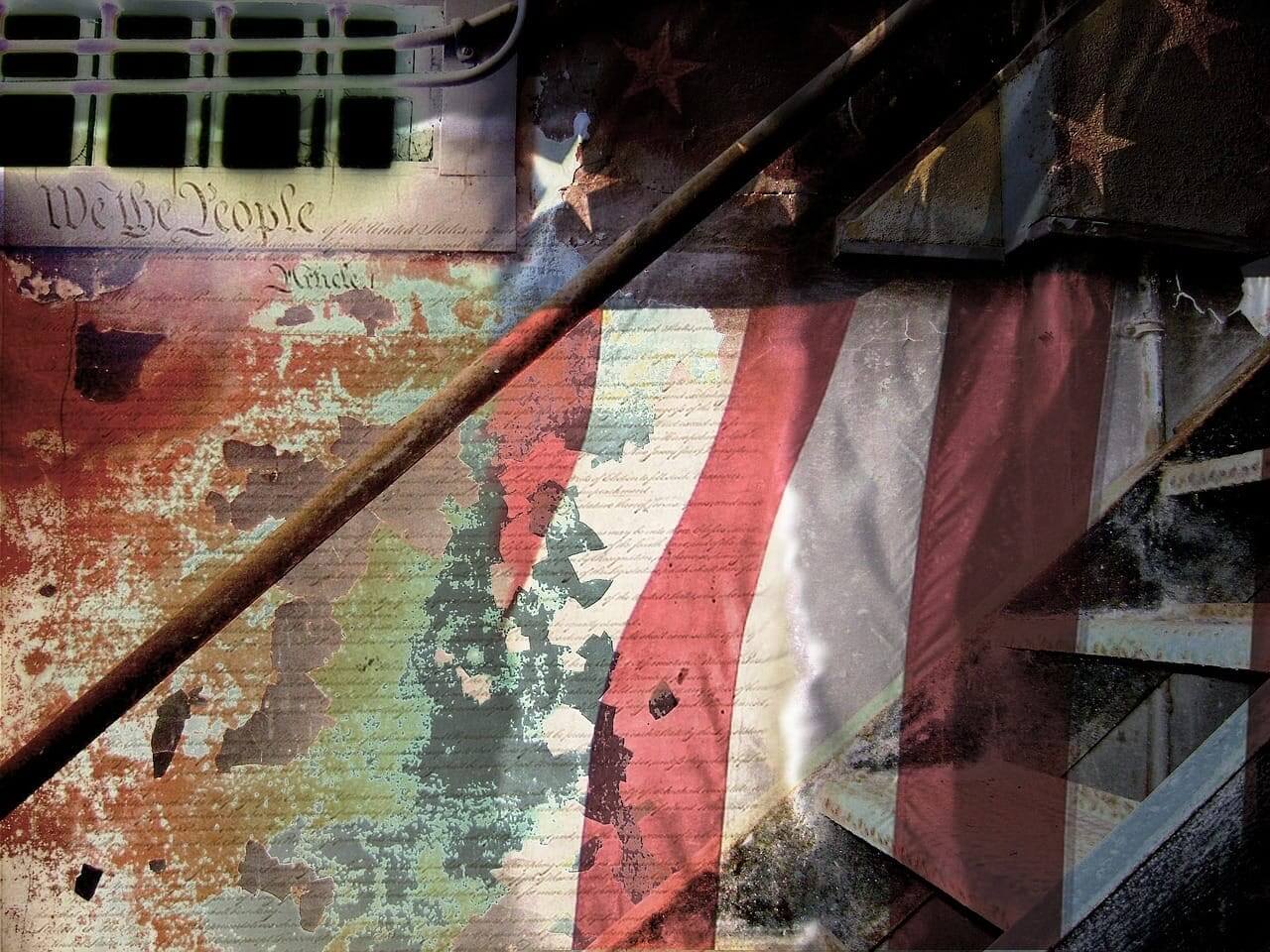 22nd amendment american flag graphic