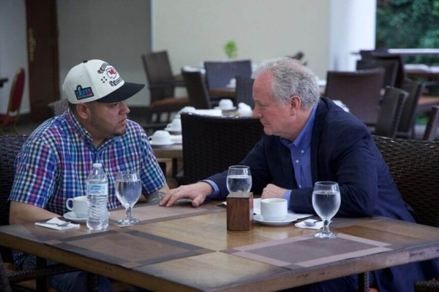 Senator van hollen meets with kilmar abrego garcia