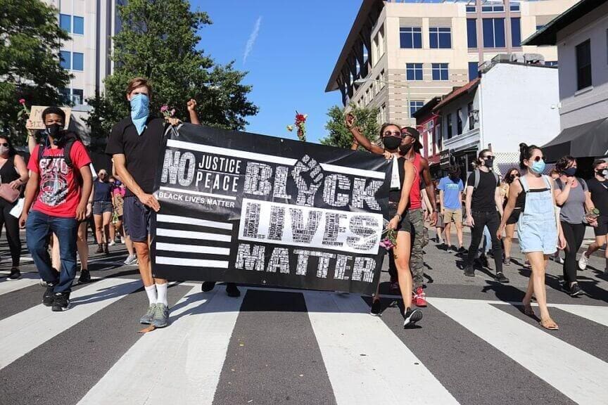 george floyd blm protest dc George floyd protest in washington, dc.