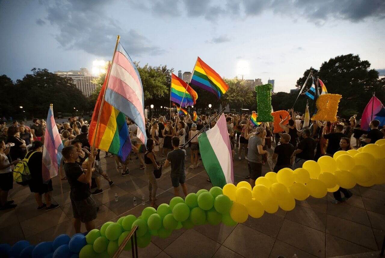 Lgbtq rally