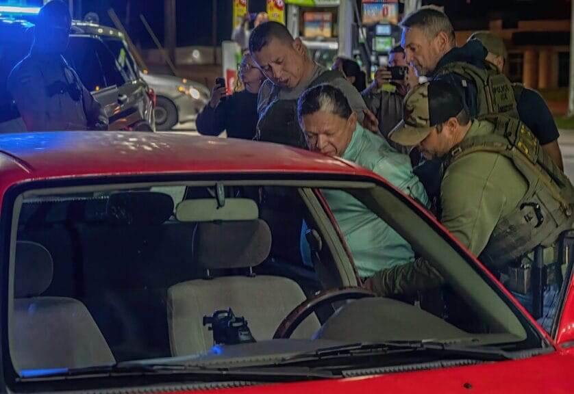 ice handcuffs man nashville A man is handcuffed after one of the ice traffic stops in nashville.