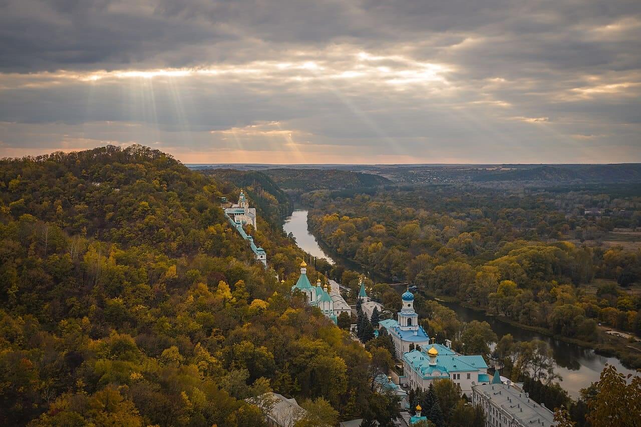 A photo of forests in ukraine taken before the war.