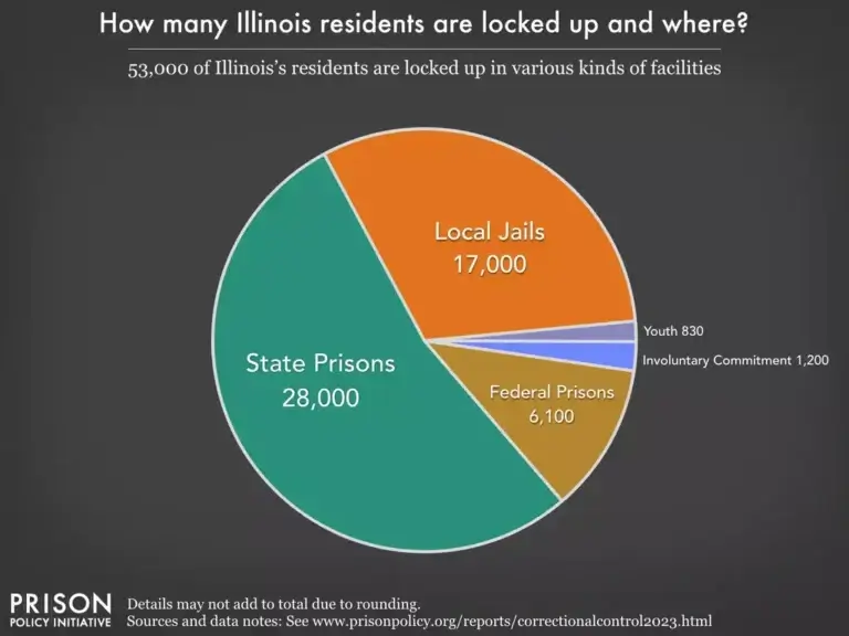 illinois prison statistics Illinois prison statistics pie chart