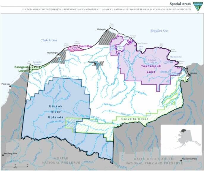 Map of alaska