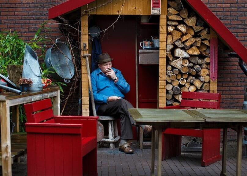 Photo from the dementia village in the netherlands