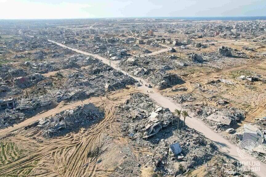 Aerial view of rafah