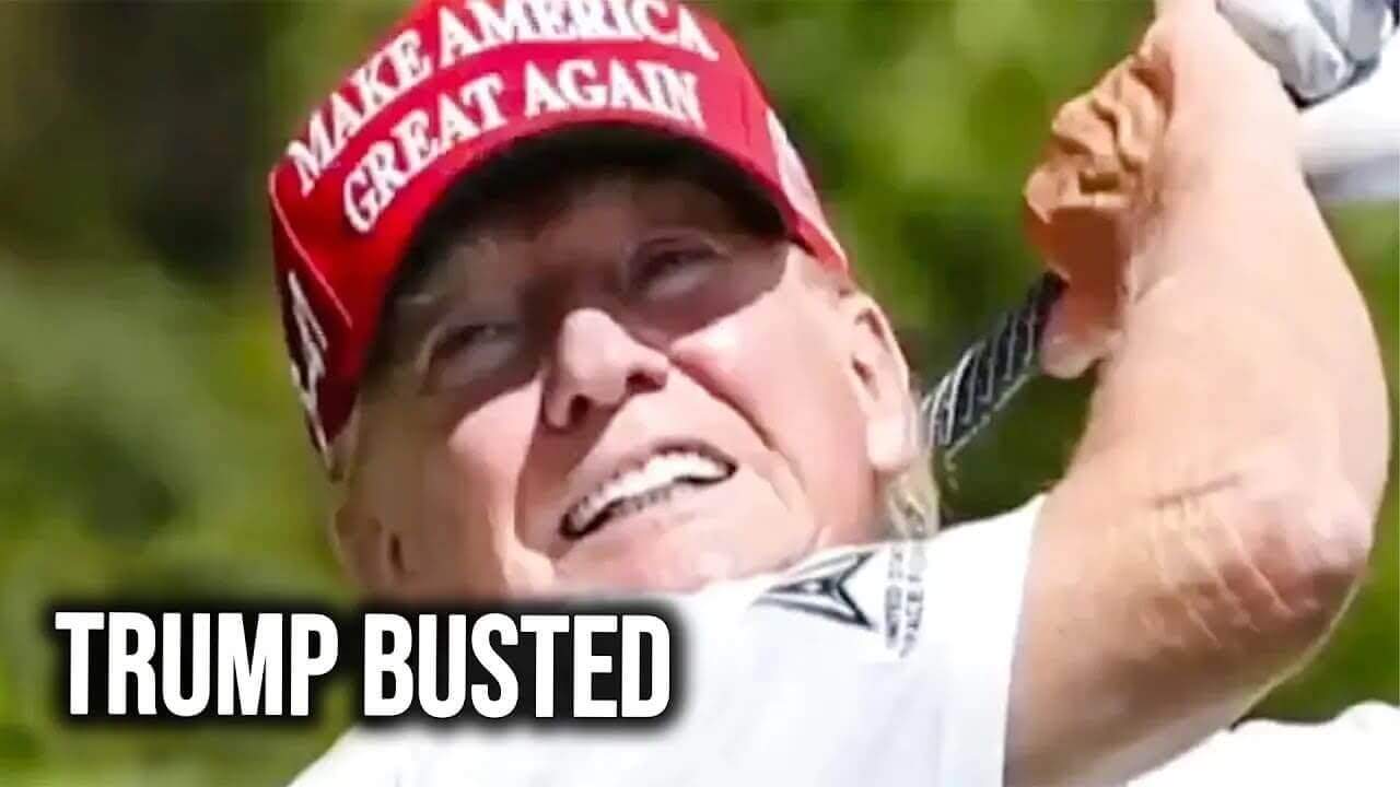 Trump roasted over humiliating video showing him cheating at golf
