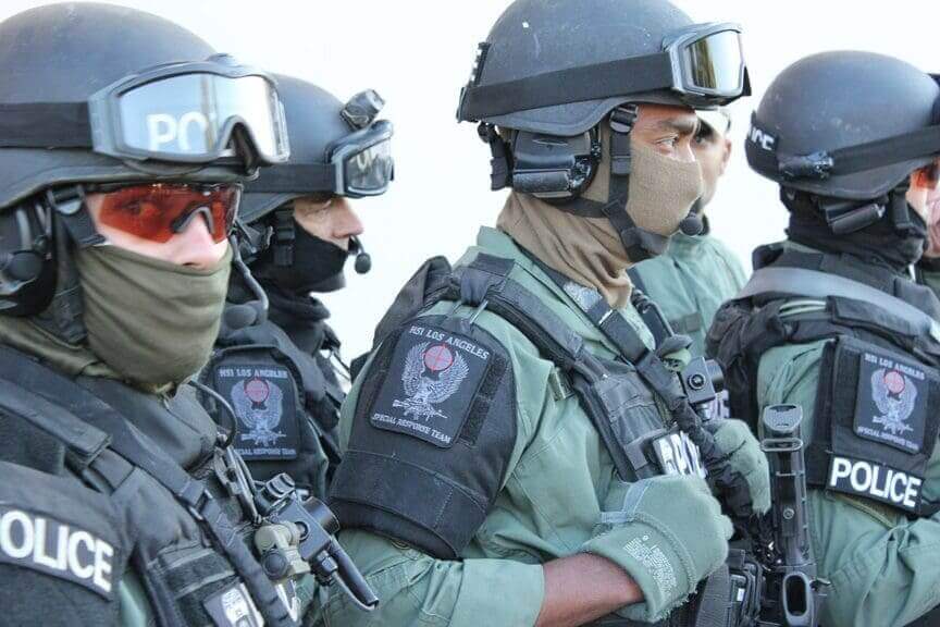 Men impersonating ice agents with their faces covered. Back to school ruined by ice
