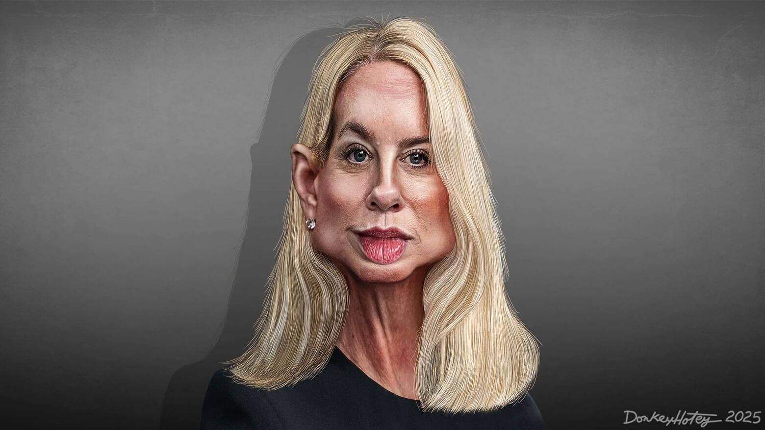 pam bondi caricature scaled Caricature of attorney general pam bondi