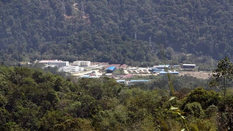 The batang toru dam in sumatra is owned, financed and being built by chinese state-owned firms. The main campus for the construction site lies behind heavily guarded gates in a remote gorge. S