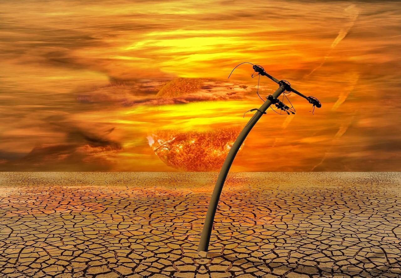 Temperatures and carbon emissions rising global warming
