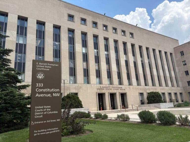 The e. Barrett prettyman u. S. Courthouse in washington, d. C. , home of the u. S. District court for the district of columbia