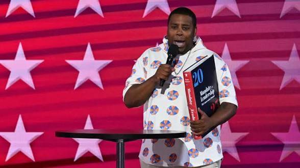 keenan thompson Kenan thompson warned about project 2025 during a skit at the dnc