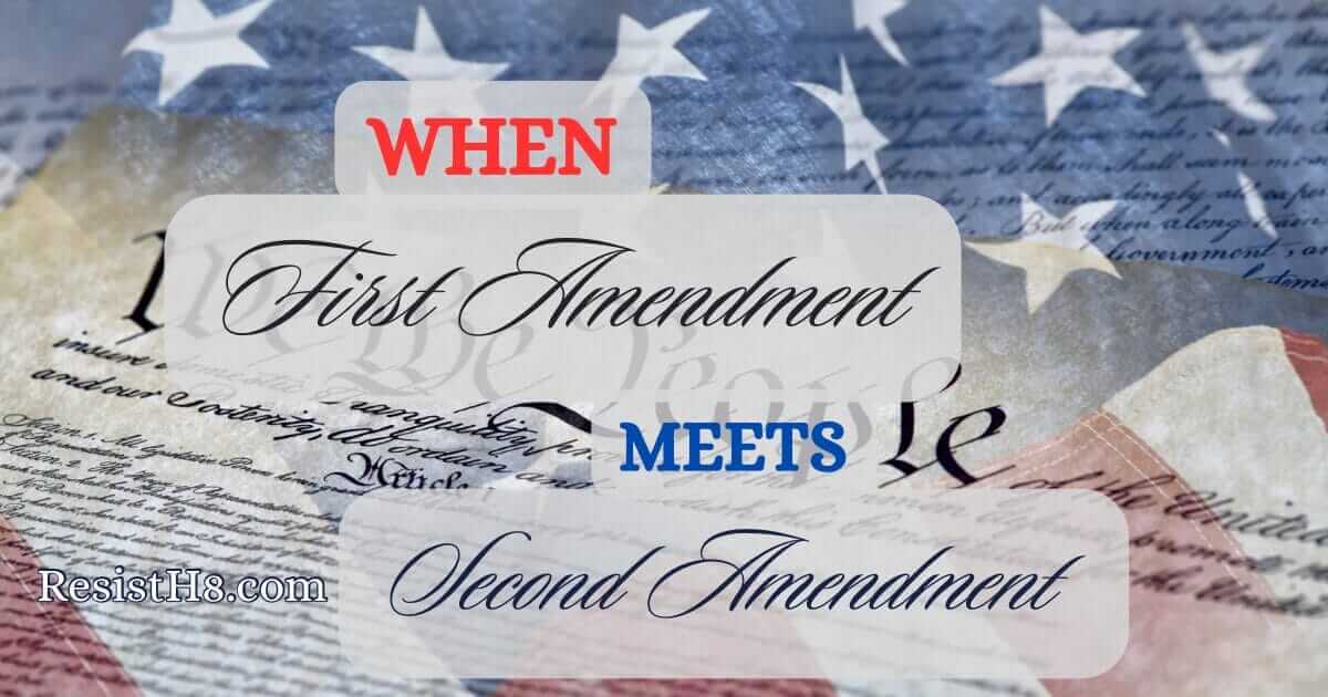 U. S. Constitution political violence first amendment meets the second amendment