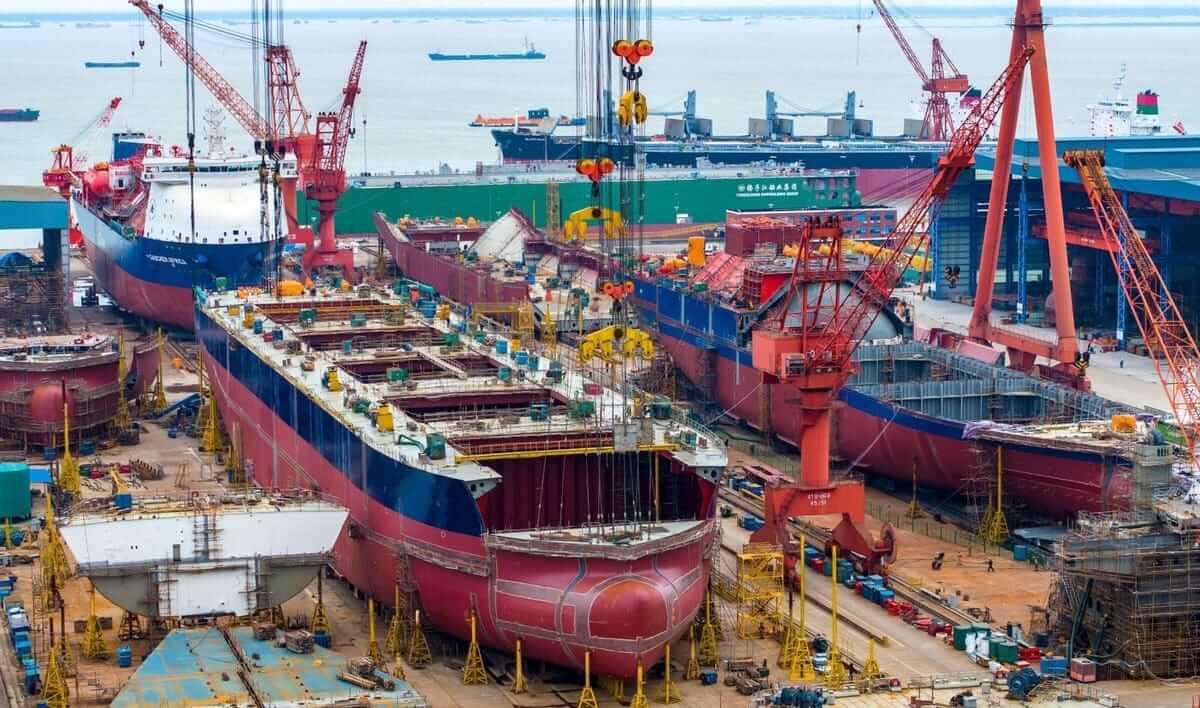 ships under construction Ships under construction blue economy