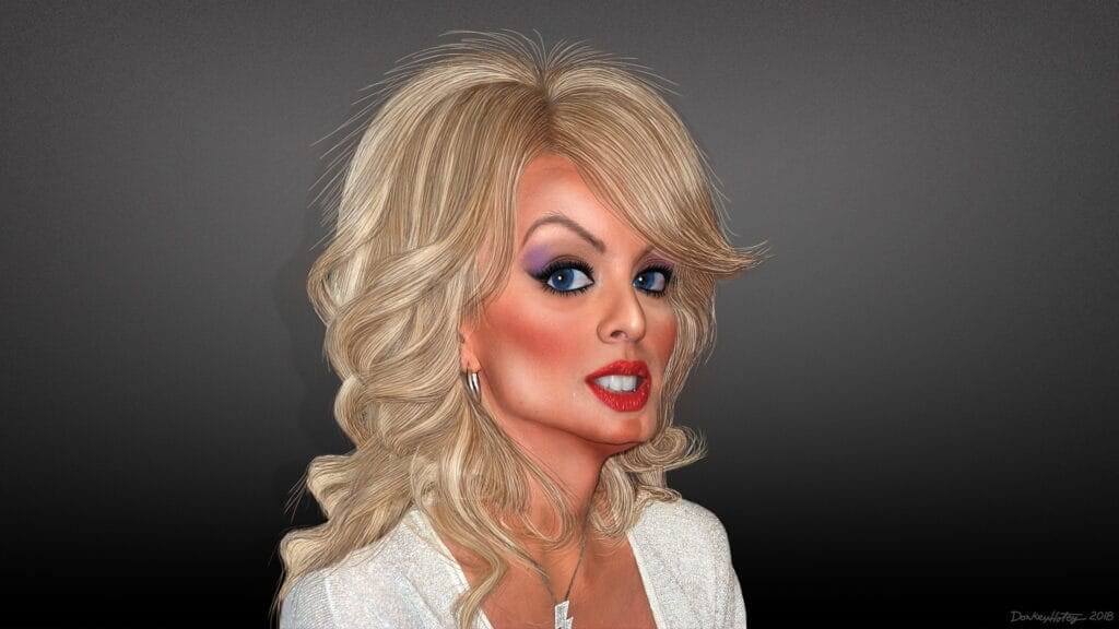 stormy daniels caricature Caricature of stormy daniels