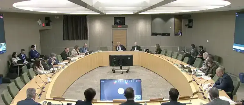 meeting conference table Legislative committee of alberta.