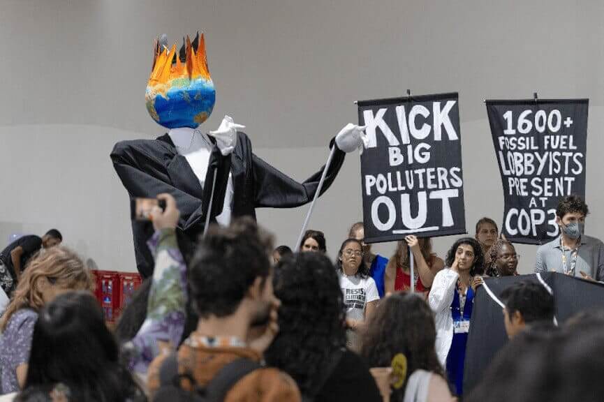protests cop30 Protesters at cop30
