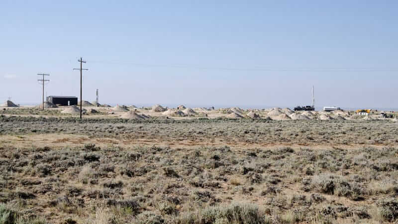 uranium mining6 As the price of uranium has increased, ur energy has drilled more wells. Credit: jake bolster/inside climate news