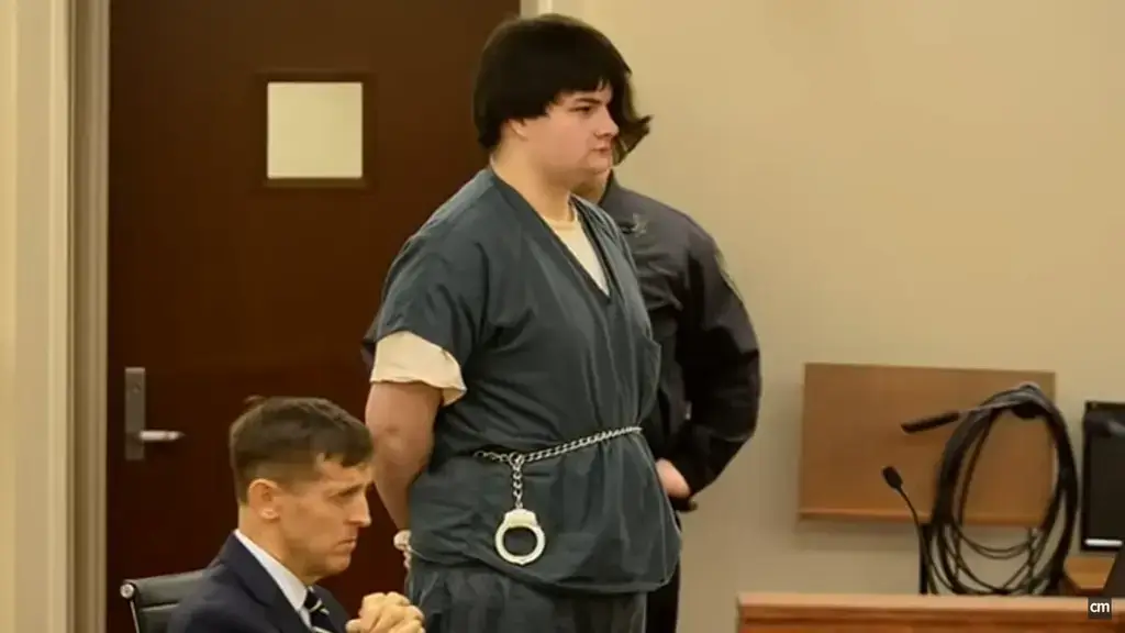 Balcer at her sentencing in 2018.