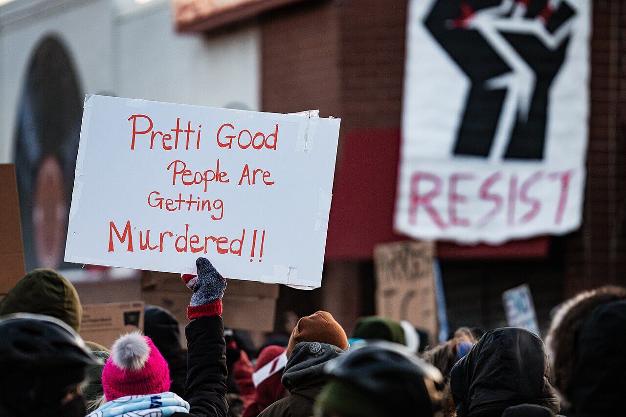 alex pretti killing protest Protest held after the alex pretti killing
