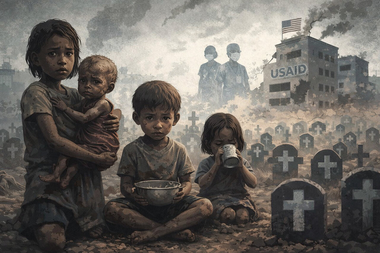 Children around the world are starving, sick, and dying because usaid was shut down.