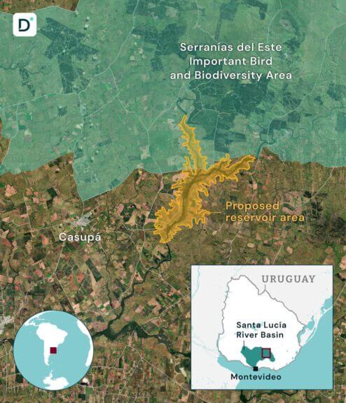 Uruguay map
