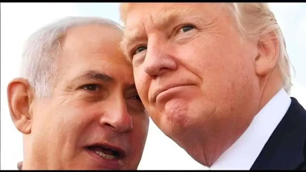bibi and trump Israeli propaganda. Netanyahu and trump