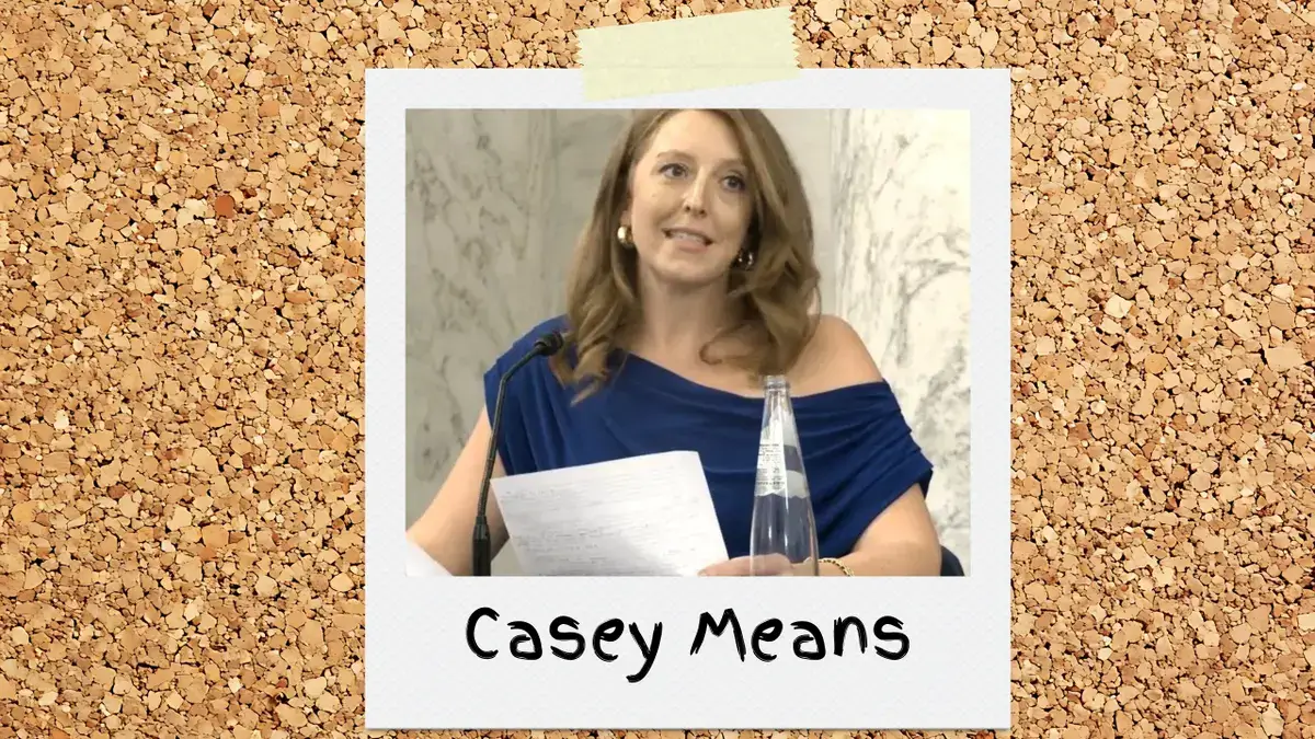 casey means confirmation Casey means polaroid taped onto a corkboard
