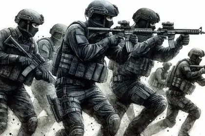 Militarized federal agents