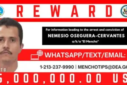 El mencho drug cartel leader wanted poster