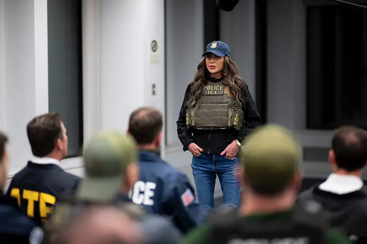 kristi noem ice raid nyc Kristi noem, corey lewandowski, nyc