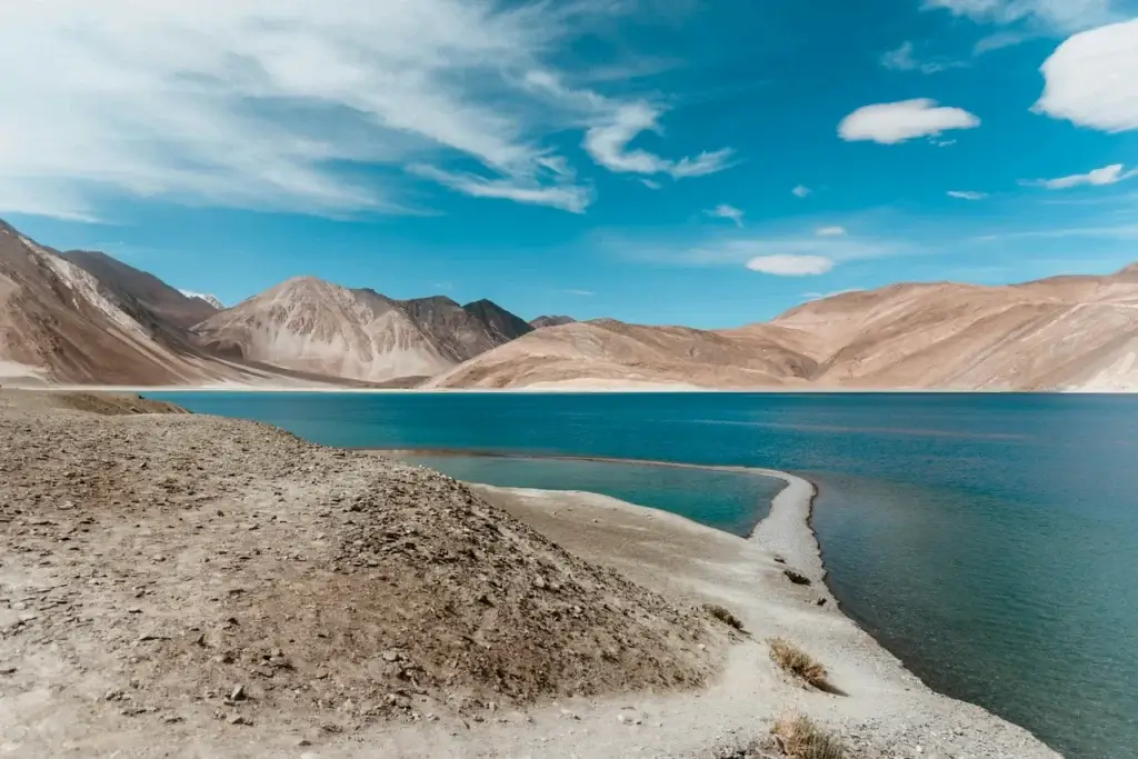 ladakh mona jain Mountains, bright blue water in ladakh (mona jain/u splash