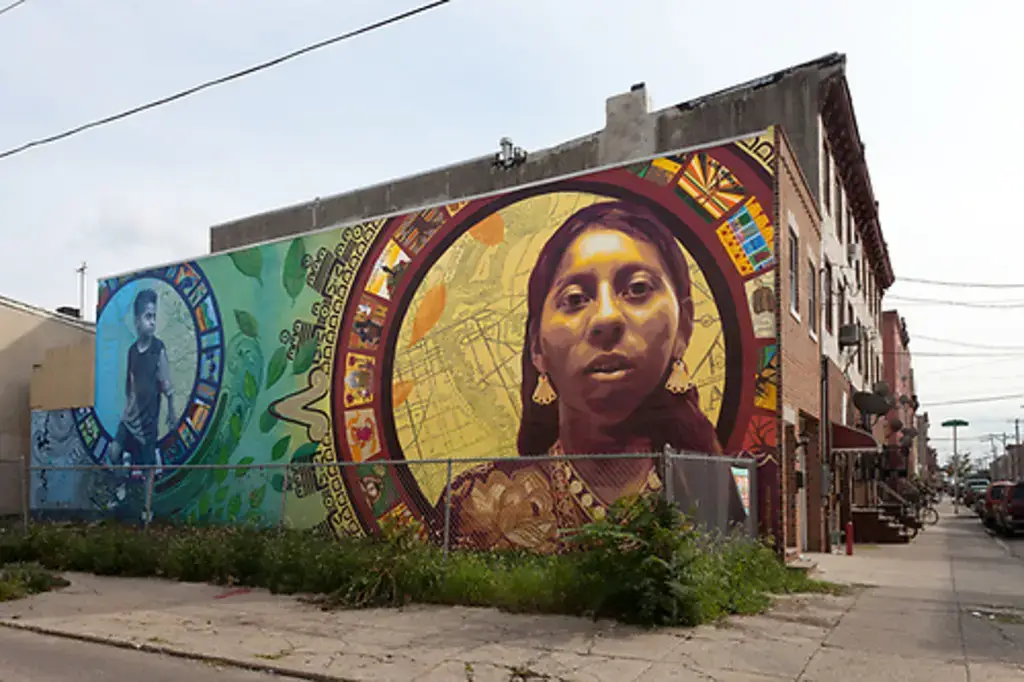 mural phila Mural in southern philadelphia