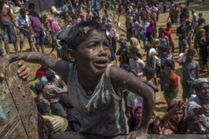 Rohingya camp in cox's bazar, bangladesh