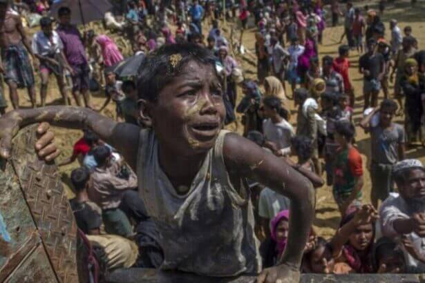 Rohingya camp in cox's bazar, bangladesh